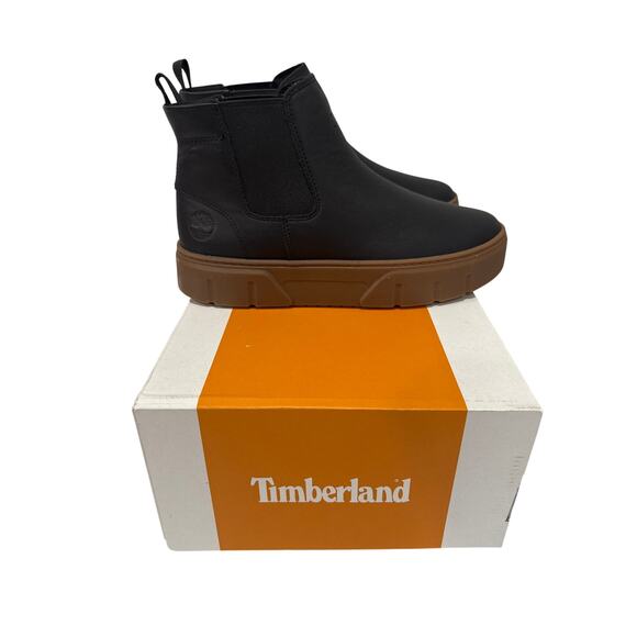 Timberland Laurel Court Mid Pull-On Women's Black Full Grain Sneaker - Size: 7.5 - Picture 3 of 9